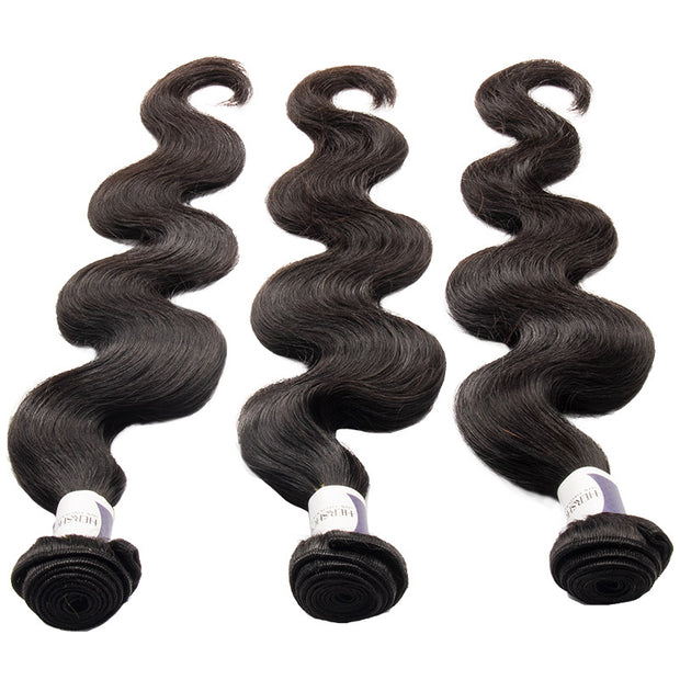 Tip-top quality Raw Hair Body Wave Hair Extensions 3 Bundles（never hair loss）