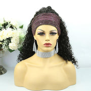Top Virgin Deep Wave Headband Wig 150 Density - Hershow