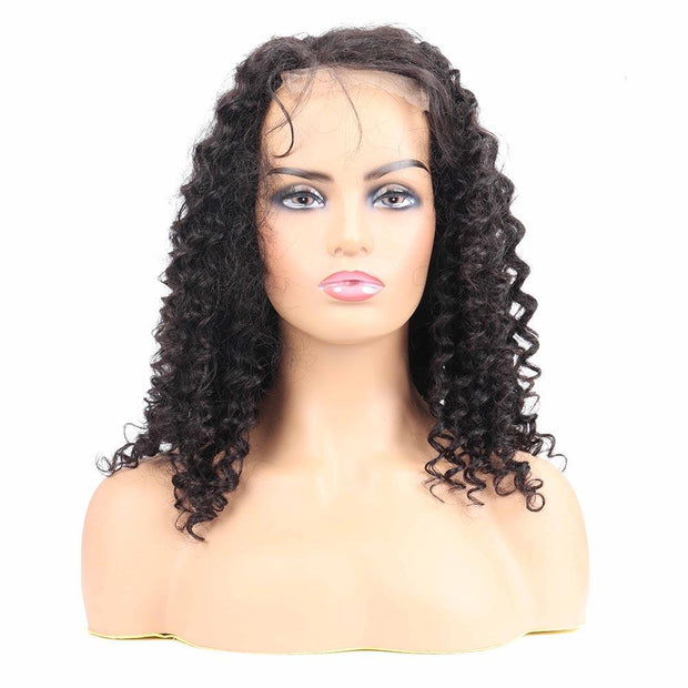 Top Virgin Deep Wave 4x4/5x5 HD Closure Wig Human Hair Wig 150/180 Density - Hershow