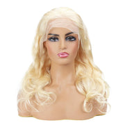 Top Virgin 613 Blonde 13x4 Body Wave Lace Front Transparent Wig 180 Density with Baby Hair - Hershow