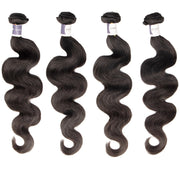 Tip-top Quality Raw Hair Body Wave Hair Extensions 4 Bundles（never hair loss）