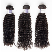 Top Raw Kinky Curly 3 Bundles with 13x4 Frontal