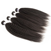 Tip-top Quality Raw Hair Kinky Straight Hair Extensions 4 Bundles（never hair loss）