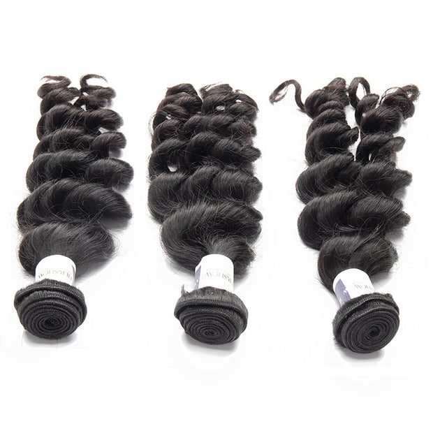 Tip-top Quality Raw Hair Loose Curly Hair Extensions 3 Bundles（never hair loss）